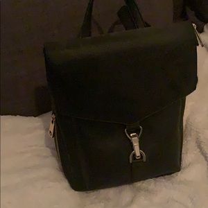 Vegan leather backpack
